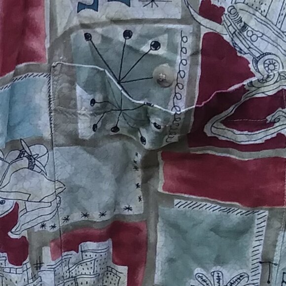 Campia Lightweight Travel Hawaiian Rayon Short Sleeve button Down - Men - L - Picture 4 of 13